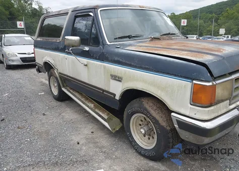 1987 Ford Bronco U100 from USA, damaged, VIN 1FMDU15N4HLA19687